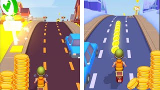 Paper Boy Race: Run & Rush 3D🛵📩 Levels Gameplay Android #gameplay​ #mobilegame #walkthrough screenshot 4