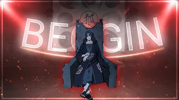 ITACHI VS SASUKE-BEGGIN @XenozEdit  remake comparison