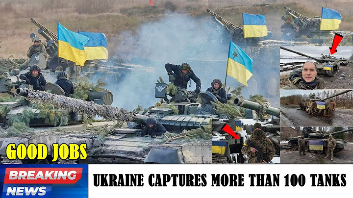 Russian Troops Escape, Ukraine Has Captured Over 100 Russian Tanks