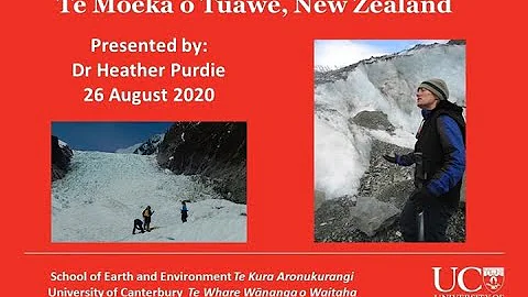 Heather Purdie at the International Glaciological ...