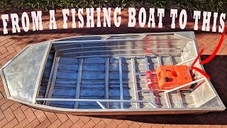 BUILDING A DINGHY DERBY RACE BOAT EP.3 (BRACING THE BOAT & MOTOR PROBLEMS)
