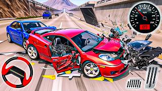 Stunt Crazy Car Crash Simulator Game - Mega Ramp Racing Car Race - Android Gameplay screenshot 3