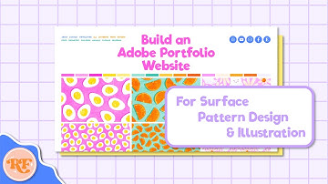 Skillshare Class Trailer: How to build an Adobe Portfolio website for your Surface Pattern Designs