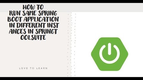 How to  run #same #springboot application in #multiple  #instances  #springboot#lovetolearn
