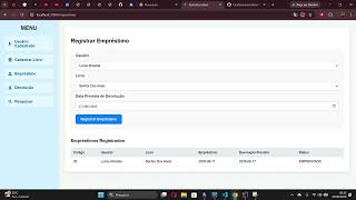 Sistema de Gerenciamento de Biblioteca | Java, Spring Boot, React e MySQL