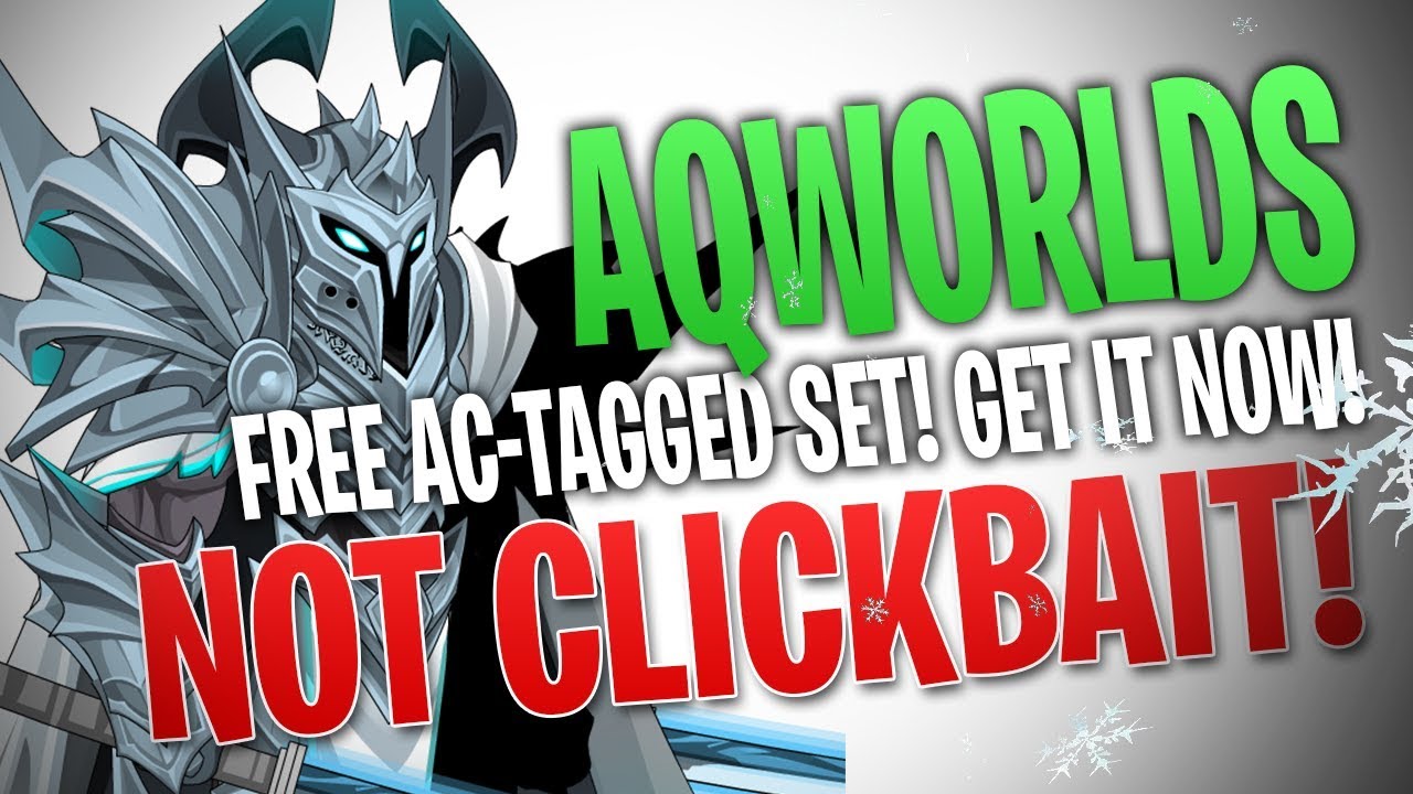 AQW - FREE NON MEM AC SET (Armor, Helm, Cape, Weapon) - Glacial Frostscythe /Join Frost