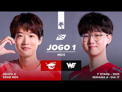 Anyone's Legend x Team WE | Jogo 1 - MD5 | Dia 17 - Grupo A | LPL Split 1 - 2025 | Ilha das Lendas