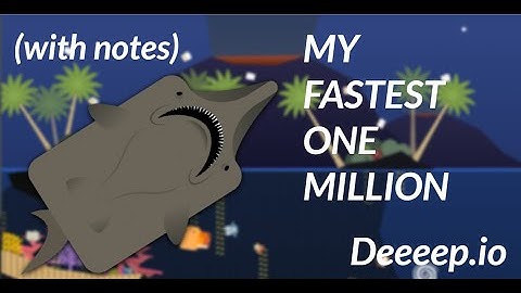 First Million Back!!! (Goblin Shark Gameplay Deeeep.io)