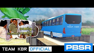 Kerala private bus driving through village roads | Test Drive | Proton Bus Simulator | Team KBR