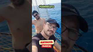Akdeniz’in En Güzel Tekne Turu! Alanya’da Efsane Anlar 🎶🌴 @vlog_gokturk #alanya  #tekneturu