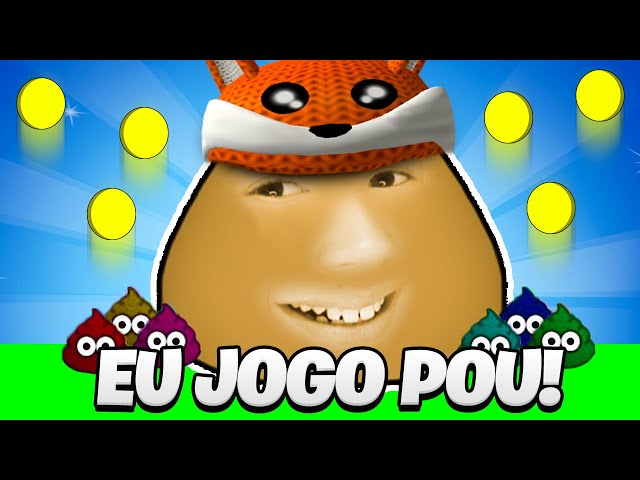 Totalmente viciada nesse jogo do #pou fiz essa pelúcia do jogo. Sabe