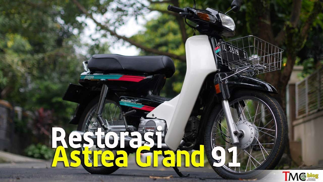 Slideshow Honda Astrea Grand 91 Hasil Restorasi YouTube