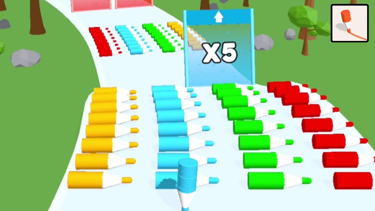 Crayon Rush 3D Gameplay Part 1