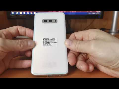 Распаковка Samsung galaxy s10e