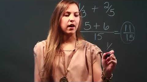 How to Add or Subtract Fractions With Unlike Denominators Using Cross-Multiplying