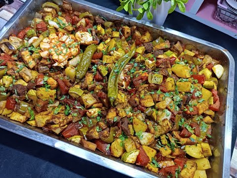 طريقة عمل صنية الكواج السوري بالفرن أكلة السبع دول طريقتها سهلة والطعم رائع