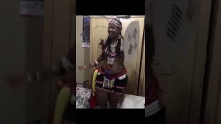 Thick african zulu dancing shirtless DAMN