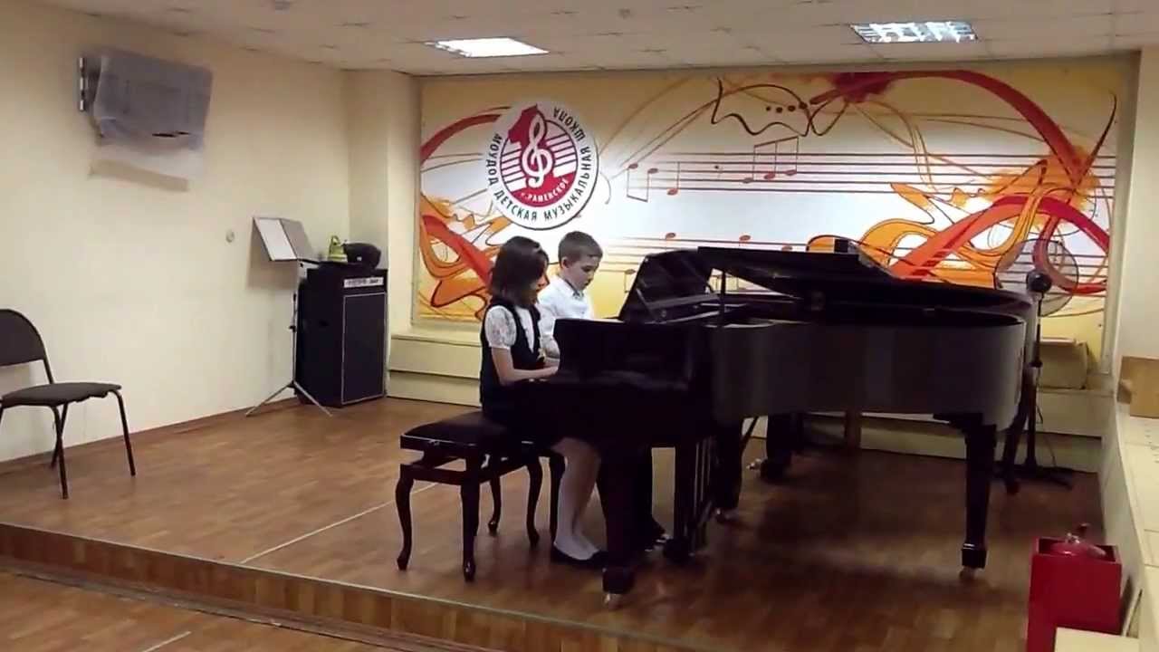 Вальс из белоснежки в 4 руки