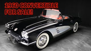 |SOLD| 1960 Black / Red Corvette Convertible