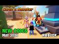 Roblox Catch a Monster NEW CODES May 2026