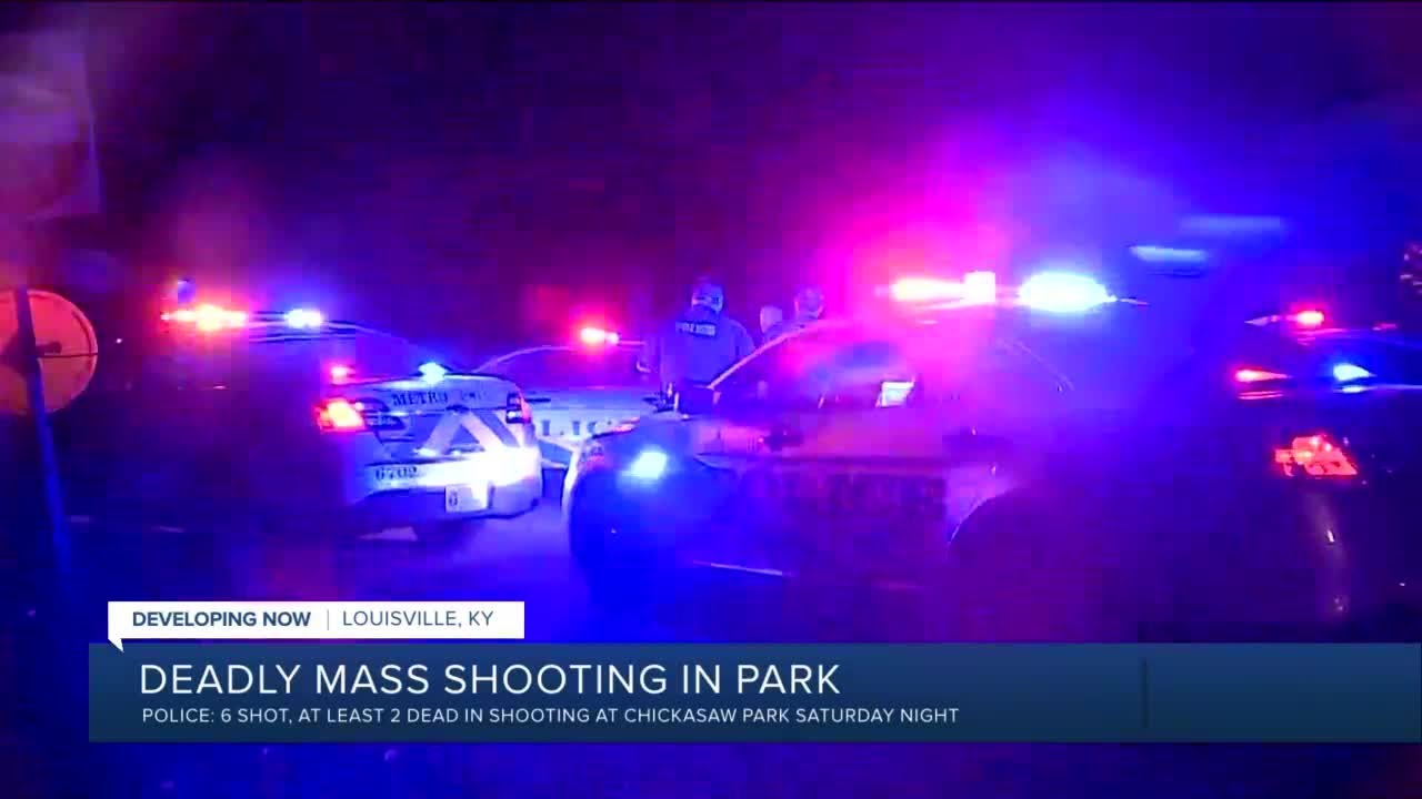 2 killed, 4 wounded when shots fired into crowd at Louisville park ...