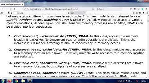 Parallel Computing Unit 1 Day 5