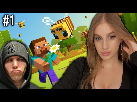 ZONY UCZY JULKĘ GRAĆ W MINECRAFT ⛏🧱 #1