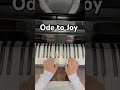 Ode to Joy #shorts #pianoshorts #piano #odetojoy #easypiano #beethovensymphony #beethoven #music