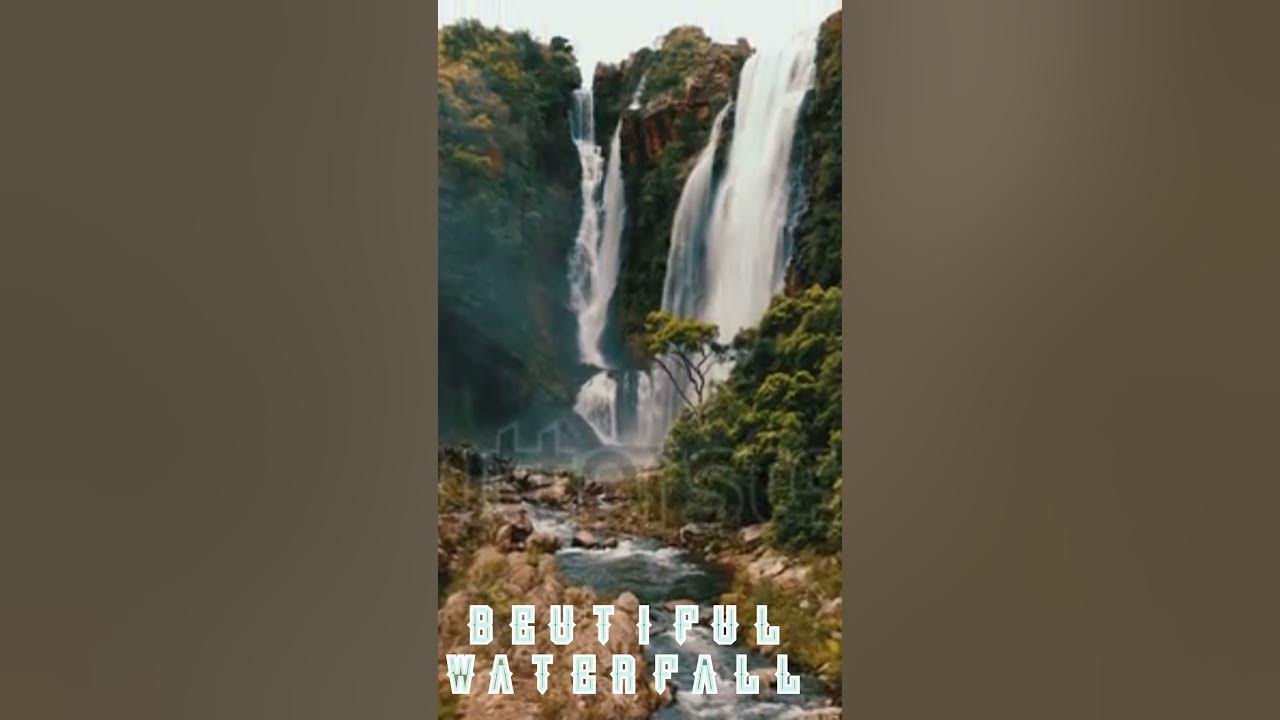 Beutiful waterfall status 😘😘😘😘 YouTube