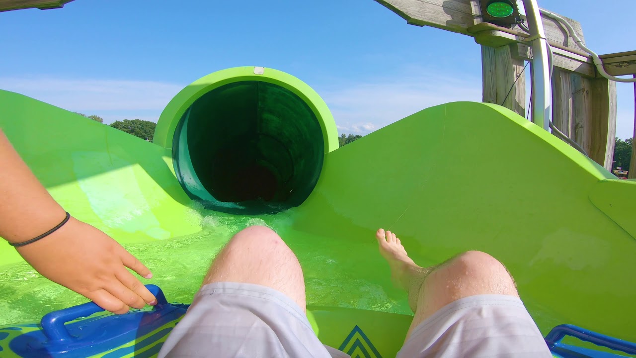 4K Awesome Twosome NEW Tube Slide Waldameer Waterworld Erie PA YouTube