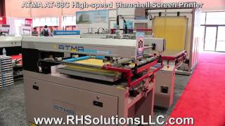 ATMA AT-68C High speed Clamshell Screen Printer for sale by RH Solutions LLC