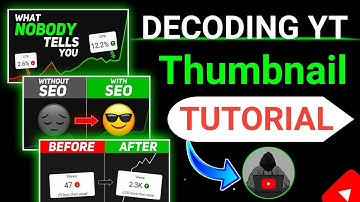 Decoding Yt Thumbnail Tutorial || How to make thumbnails like @decodingyt  #thumbnail