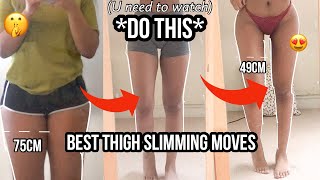 Top exercises to slim legs and thighs  (these will drastically change your ENTIRE thighs)