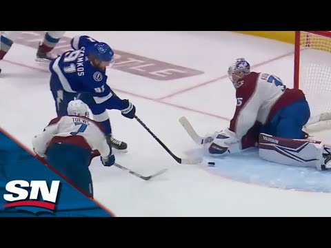 Steven Stamkos Finds The Puck And Goes Five-Hole To Give Tampa Bay The Early Game 6 Lead