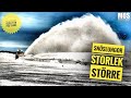 Snöslungor storlek större