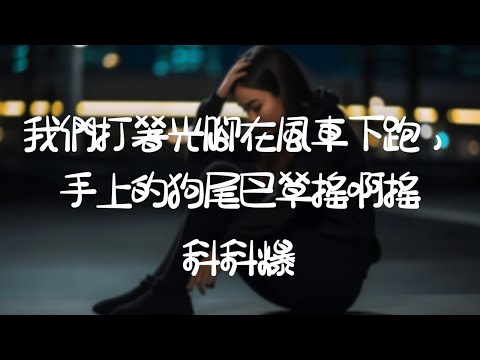 科科爆 -《我們打著光腳在風車下跑，手上的狗尾巴草搖啊搖》｜风是从哪儿来手上的狗尾巴草摇的更剧烈【動態歌詞Lyrics】