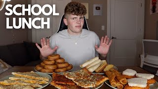 EATING SCHOOL LUNCH FOODS • MukBang