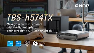 TBS-h574TX: Thunderbolt 4 all-flash NASbook supports E1.S/M.2 NVMe SSDs, empowering ongoing projects