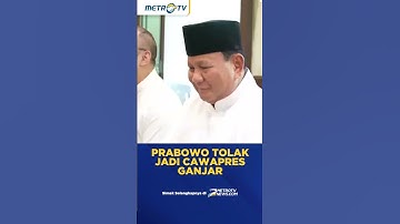 PDIP Angkat Bicara Soal Prabowo Tolak jadi Cawapres Ganjar #shorts