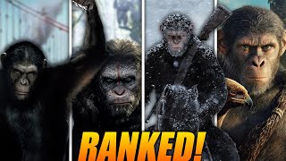 All 4 Planet of the Apes Reboot Movies Ranked