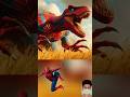 Superheroes but dinosaur 💥 Marvel & DC-All Characters #shorts #youtubeshorts #shortsfeed