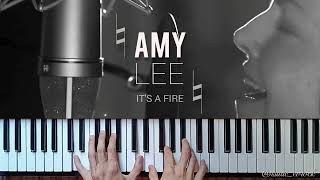 Amy Lee - IT'S A FIRE (Piano Tutorial) [PART. 03 - VERSE 02]