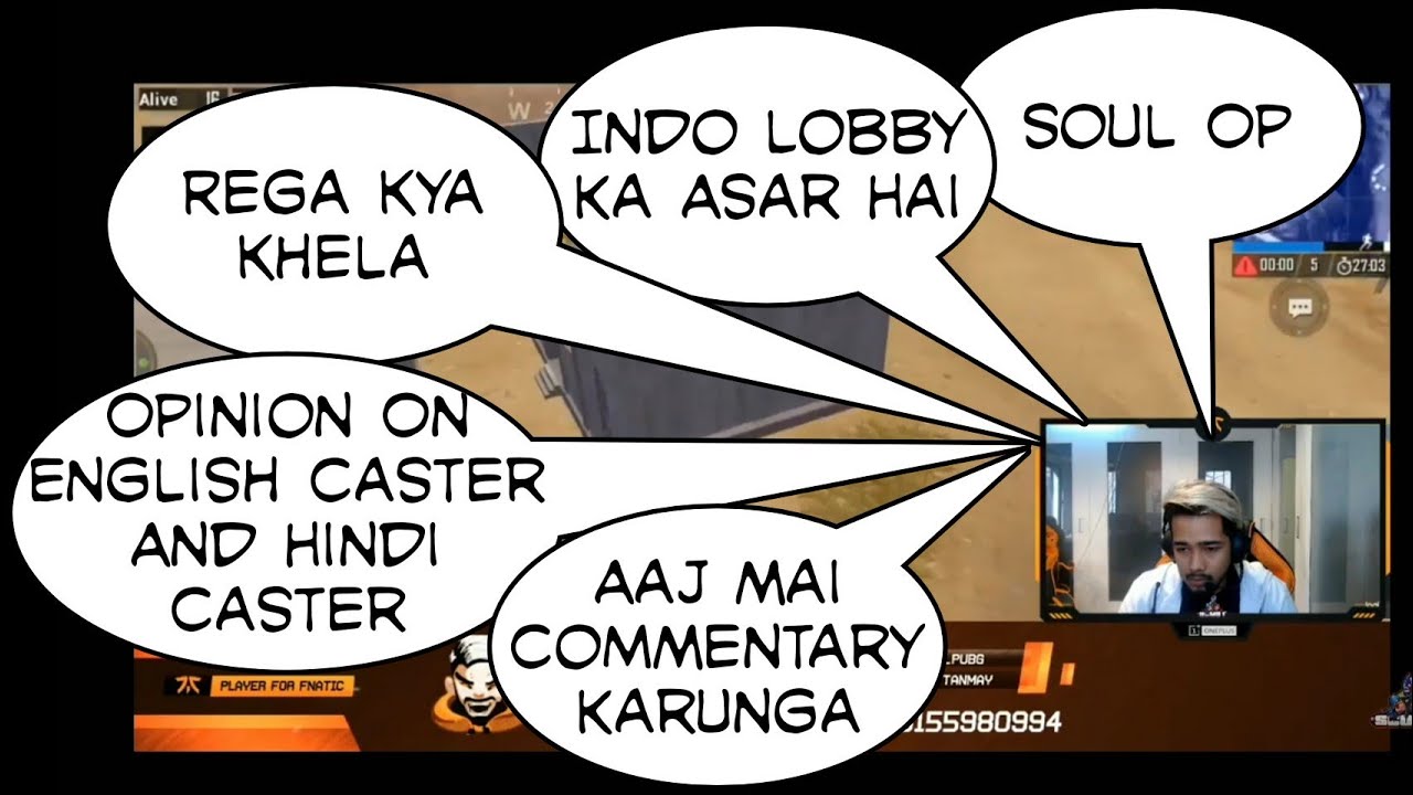 Soul 18 Kill Chicken Dinner In T1 Custom | Scout Op Commentary | Esports Network Match 1