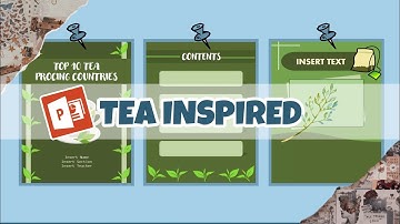 TEA INSPIRED | PowerPoint Tutorial | PPT Free Template | Charlz Arts