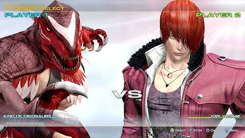 THE KING OF FIGHTERS XIV Demo Ver.2 Dinosaur(CPU) vs. Iori(CPU)