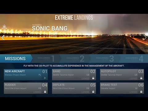 Extreme Landing - Scenario Sonic Bang - New Aircraft 01