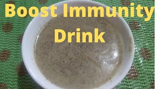 Immunity Booster Drink/Ragi Recipe/Healthy drink/ Foods and Plate