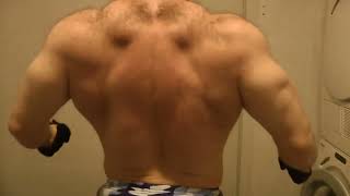 Muscle Worship 18 yo Bodybuilder Flexing Hairy Muscles Close UP HD