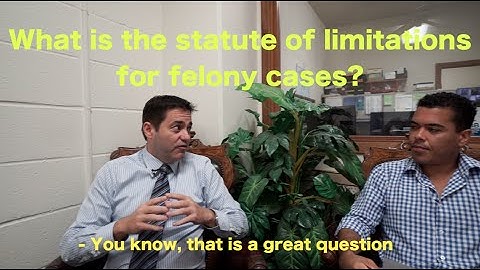 Murder, Sex Assault, Felonies, and Misdemeanors - Statute of limitations explained - Hawaii Law