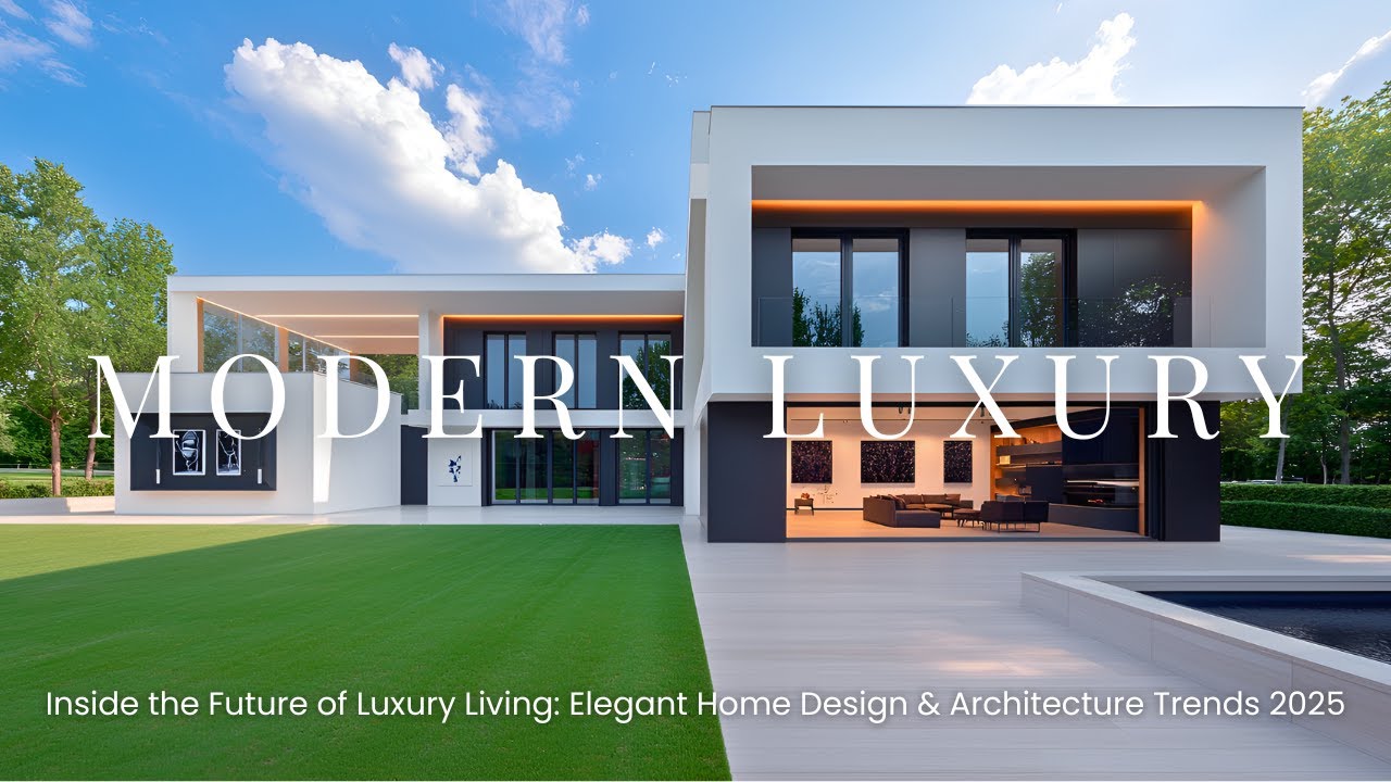 Modern Luxury Homes 2025: Elegant Architecture & Interior Design Trends ...